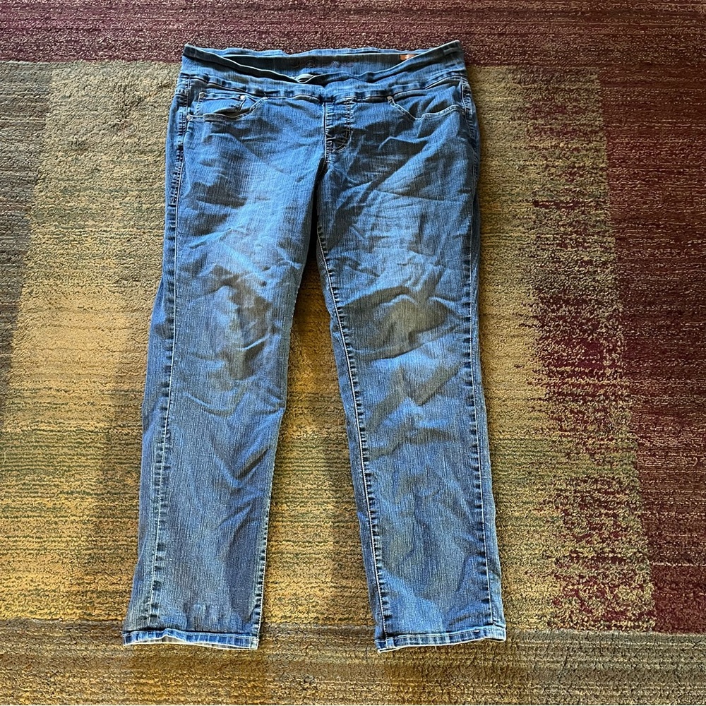 Jag jeans size 22W medium wash pull on style
